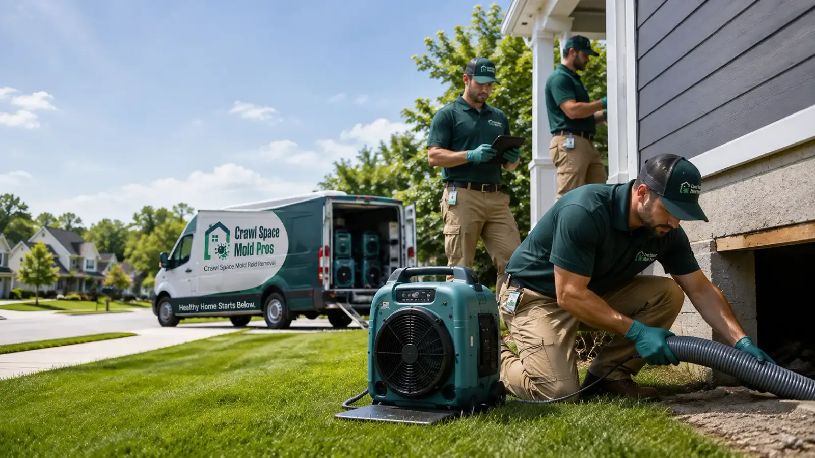 Crawl Space Mold Removal in Winchendon, MA